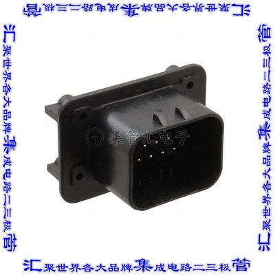 1-776266-1 针座连接器14POS接头3排4mm公形插针通孔镀金