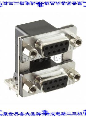 L17H2220131 连接器9,9插座母插口D-TYPE型通孔直角