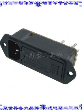 6VM2 电源接入连接器3POS插座公插片模块IEC320-C14面板安装法兰