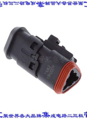 DT06-3S-TN82 矩形连接器外壳3POS插头2排母形插口黑色自由悬挂