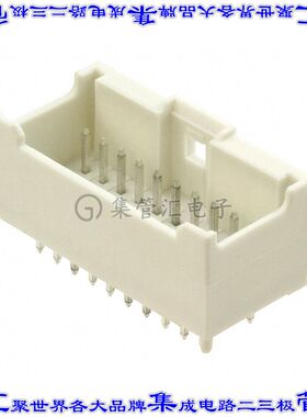62402021622 针座连接器20POS接头2排2mm公形插针通孔直针锡