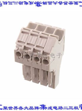 1SNK806728R0000 端子块连接器4POS插头母插口灰色自由悬挂