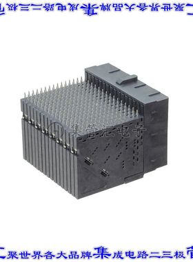 1934221-1 背板连接器240POS插座母插口15排1.9mm通孔黑色