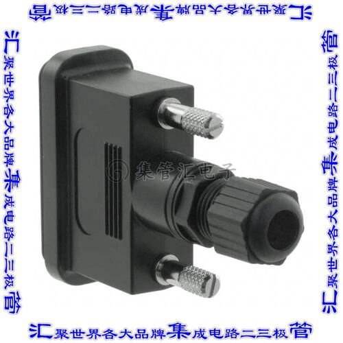 967-015-010R011 连接器15POS后壳180度无屏蔽黑色