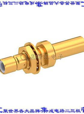 R114313000 同轴连接器SMB插孔公引脚压接50欧姆面板安装