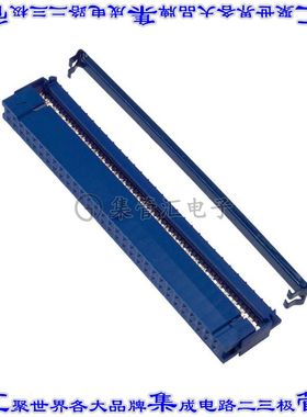 CWR-217-60-0000 矩形连接器60POS插座2排2.54mm母插口蓝色IDC镀