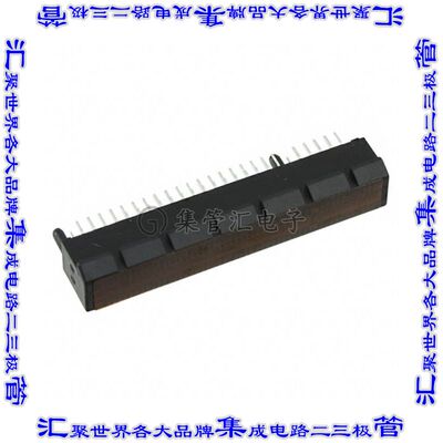10018783-10002MLF 卡边缘连接器98POS母头2排1mm黑色镀金