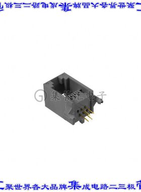 66011-007LF 接插件连接器CONN MOD JACK 6P4C R/A UNSHLD