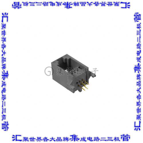 66011-007LF 接插件连接器CONN MOD JACK 6P4C R/A UNSHLD