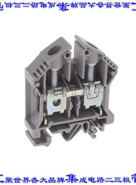 1052.6 端子块连接器2POS馈通式16.0mm灰色2-12AWG