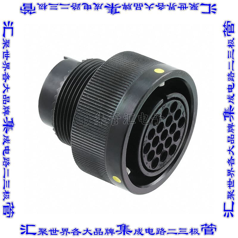 CIRPSE06T2214SV0N 圆形连接器19POS插头外壳用于母插口黑色自由