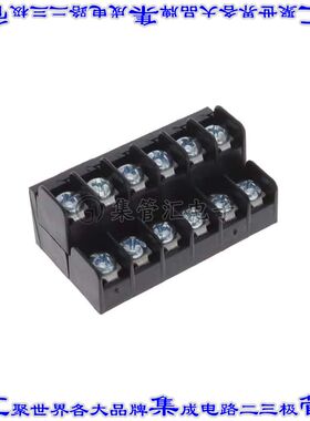 387068012 0387068012端子块连接器6电路隔板接线座2排8.26mm螺钉