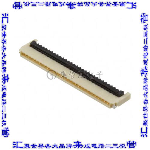 XF2U-3015-3A 连接器30POS FFC/FPC 0.5mm触头上和下表面贴装直角