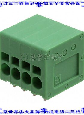 1990753 线对板连接器4POS接线端子3.5mm通孔水平带板