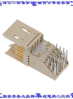 10114942-101LF 背板连接器24POS接头公引脚4排2mm板边缘通孔直角