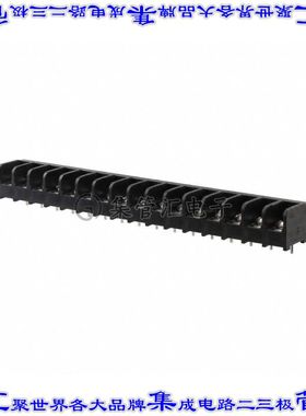 9-1437653-4 端子块连接器16电路隔板接线座9.53mm螺钉