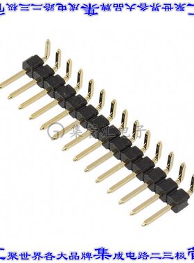 61301411021 针座连接器14POS接头2.54mm公形插针通孔直角镀金