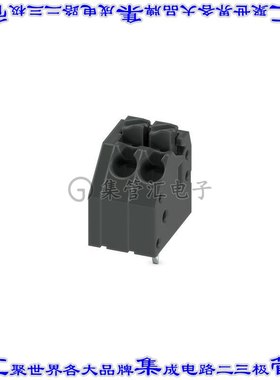 1751765 线对板连接器2POS接线端子3.5mm通孔45角度带板