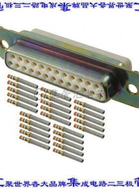 DBMAM-25S 连接器25POS插座母插口2排D-Sub面板安装