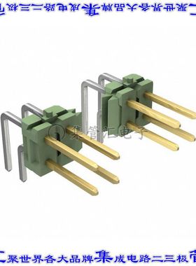 1-825457-0 针座连接器20POS分离式2排2.54mm公形插针通孔直角镀