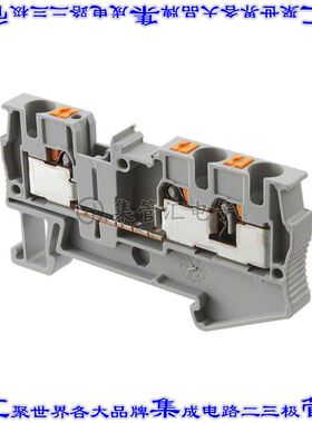 3211771 端子块连接器3POS馈通式6.2mm灰色10-24AWG