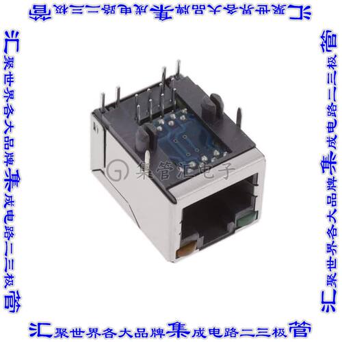 MTJ-88TUX1-FS2-PG2T-L5-C6A-HT 接插件连接器RJ45 1X1,TAB UP,CA