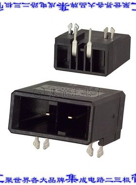 1-179276-2 针座连接器2POS接头5.08mm公形插针通孔直角镀金