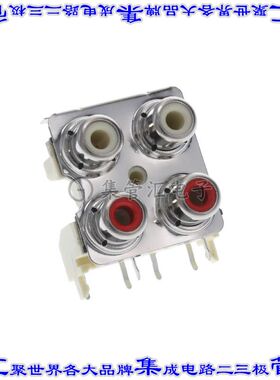 PJRAS2X2S01X 接插件连接器CONN RCA JACK MONO 3.2MM R/A