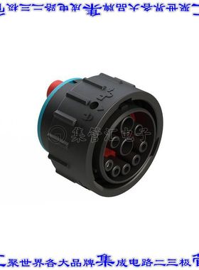 AHDP06-24-91SR16-SRA 圆形连接器9POS插头外壳用于母插口黑色自