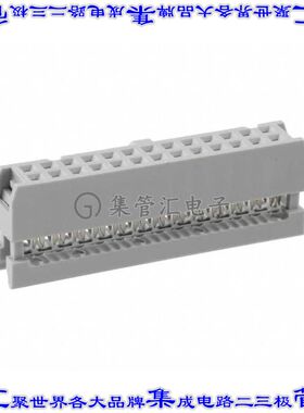 AWP 26-7240-T 矩形连接器26POS插口2排2.54mm母插口灰色IDC镀金