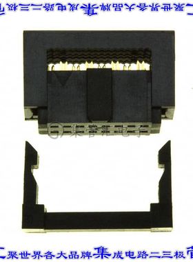 SFH413-PPPB-D08-ID-BK 矩形连接器16POS接头2排1.27mm母插口黑色