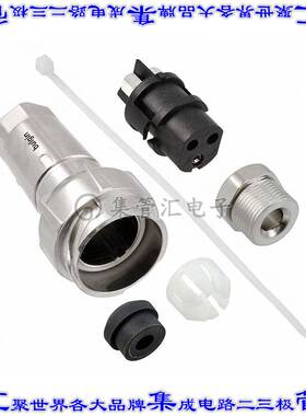 PXM7011/03S/ST/0507/SN 圆形连接器3(2电源+PE)插座母插口螺钉镍