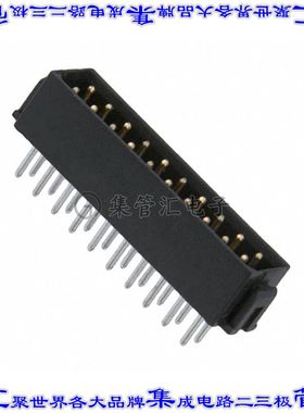 M80-8692022 针座连接器20POS插头2排2mm公形插针通孔直针镀金