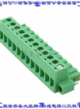 1786938 端子块连接器12POS插头母插口5mm绿色自由悬挂
