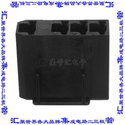 520987-1 接插件连接器CONN RCPT HSG 0.25 4POS BLACK