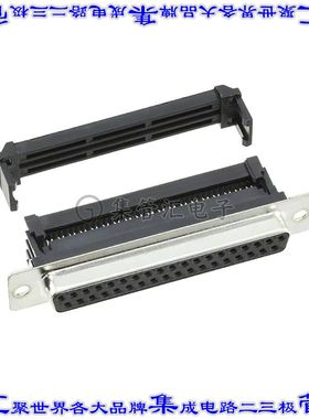 A-DFF 37 LPIII/Z 连接器37POS插座母插口2排D-Sub自由悬挂