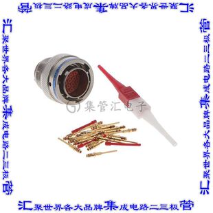 MS3476L14 圆形连接器19POS插头公引脚压接镀金自由悬挂 19PW