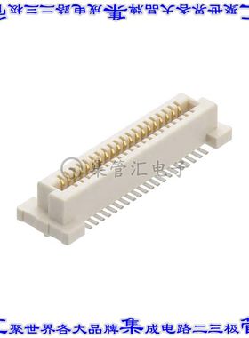 M58-2800442R 板对板连接器40POS插座外罩触点2排0.8mm表贴SMD镀