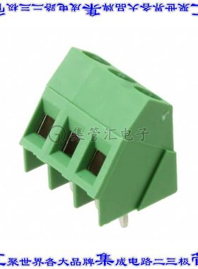 796690-3 线对板连接器3POS接线端子5mm通孔35角度带板