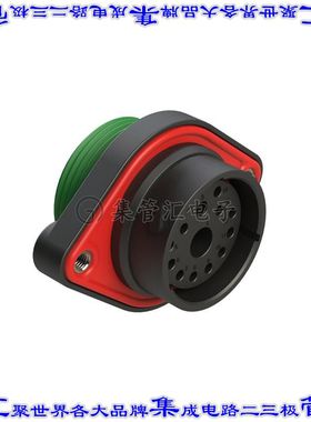 AHDP02-24-14SN-WTA 圆形连接器14POS插座外壳用于母插口黑色面板