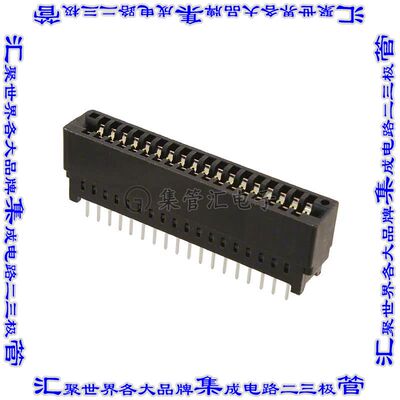 5645235-4 卡边缘连接器36POS母头2排2.54mm黑色镀金