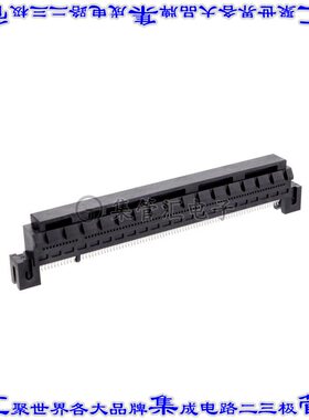 10163106-A41410HLF 卡边缘连接器164POS母头2排1mm黑色镀金