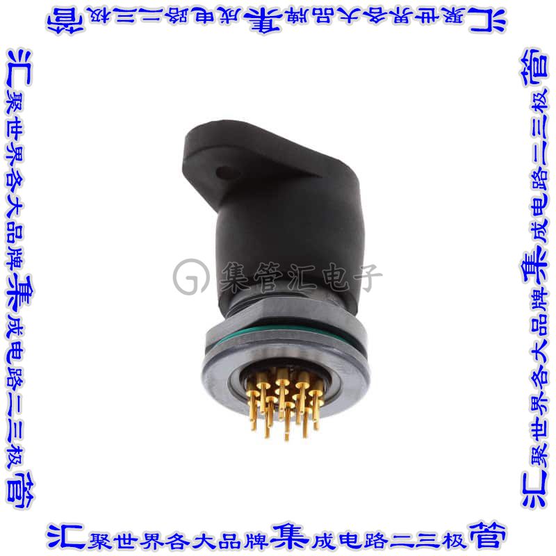 SCE2-B-76A07-14SN-001 圆形连接器14POS插头母插口焊接镀金面板