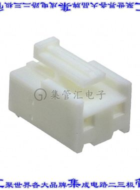 1744036-2 矩形连接器外壳2POS插座5.08mm母形插口天然色自由悬挂