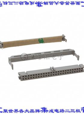 3425-6650 矩形连接器50POS插座2排2.54mm母插口灰色IDC镀金自由