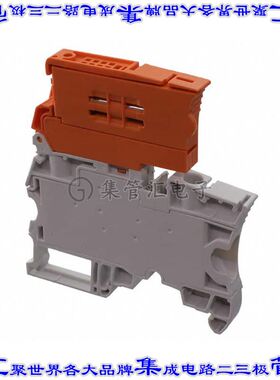 1SNK508417R0000 端子块连接器2POS断连8.0mm灰色橙色6-24AWG