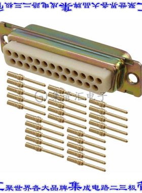 DBMA-25P 连接器25POS插头公引脚2排D-Sub面板安装