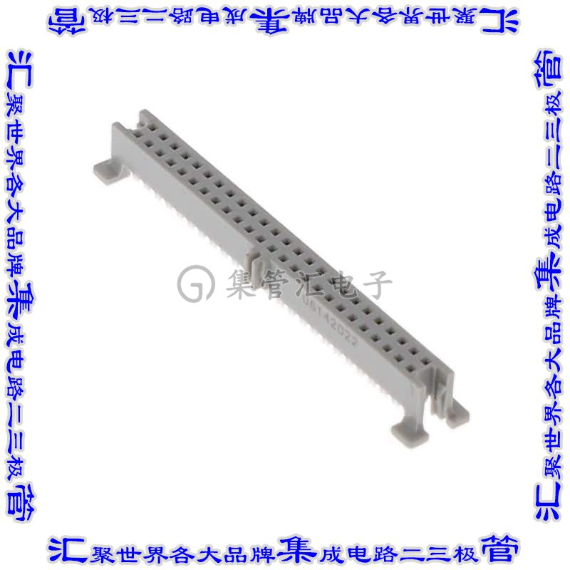 45150-020030 矩形连接器50POS插座2排1.27mm母插口IDC镀金自由悬