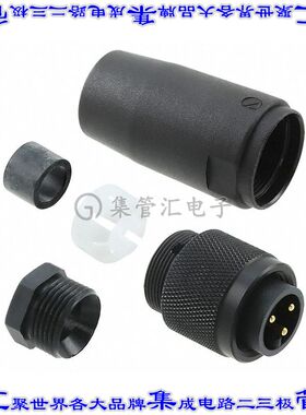 222PR13 NC032 圆形连接器3(2+PE)插头公引脚螺钉镀金自由悬挂