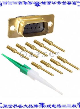 340100201B DEMA9PNMB 连接器9POS插头公引脚2排D-Sub通孔